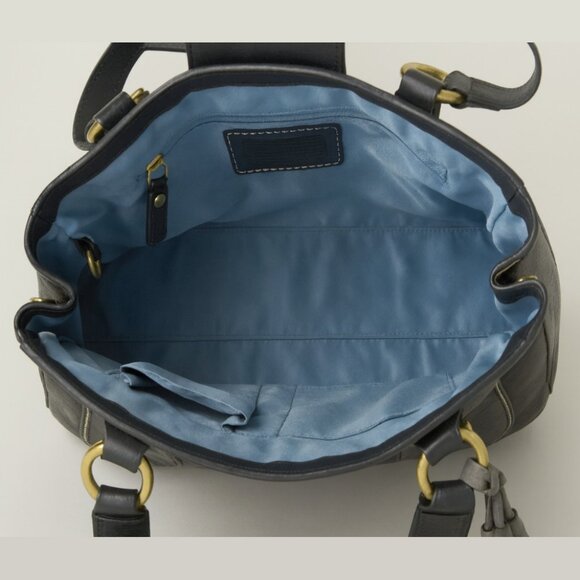 Coach Y2K Leather Hampton Turnlock Satchel Bag Black 2007 – EUC - Picture 10 of 11